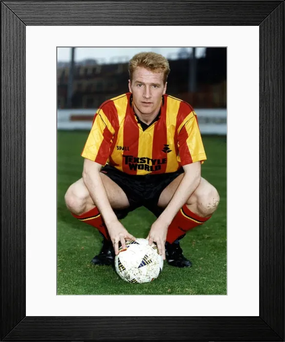 Framed Print : Chic Charnley, Partick Thistle football player Circa 1994 Local Caption James Framed Print : Chic Charnley, Partick Thistle football player Circa 1994 Local Caption James