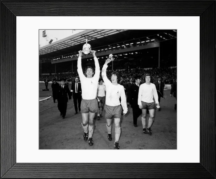 Framed Print : 1971 League Cup Final at Wembley Stadium. Tottenham Hotspur 2 v Aston Villa 0 Framed Print : 1971 League Cup Final at Wembley Stadium. Tottenham Hotspur 2 v Aston Villa 0
