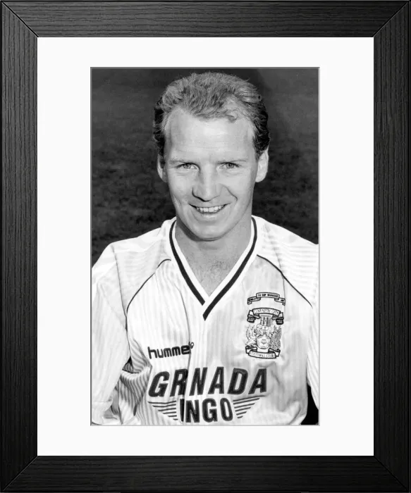 Framed Print : Coventry City Football Club - David Speedie portrait. 30th July 1987