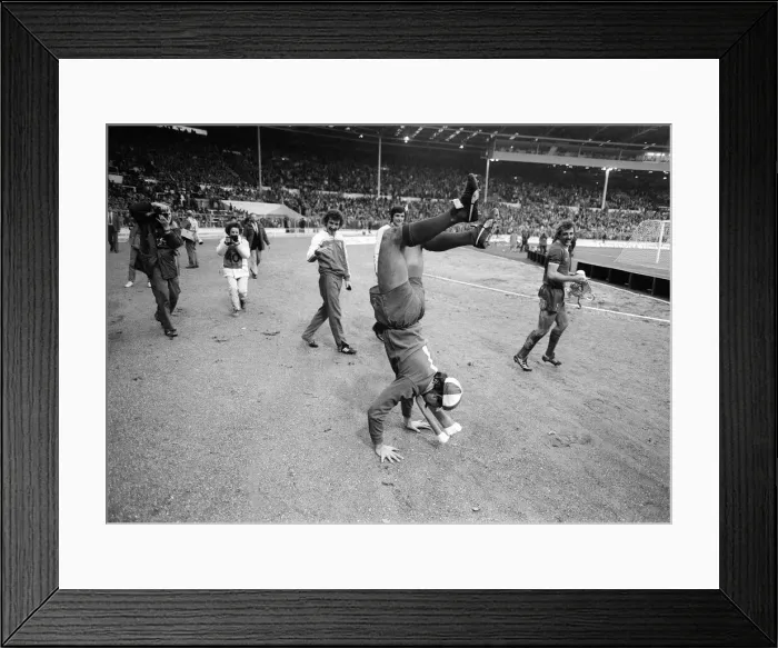 Framed Print : 1982 League Cup Final at Wembley Stadium. Liverpool 3 v Tottenham Hotspur 1 Framed Print : 1982 League Cup Final at Wembley Stadium. Liverpool 3 v Tottenham Hotspur 1