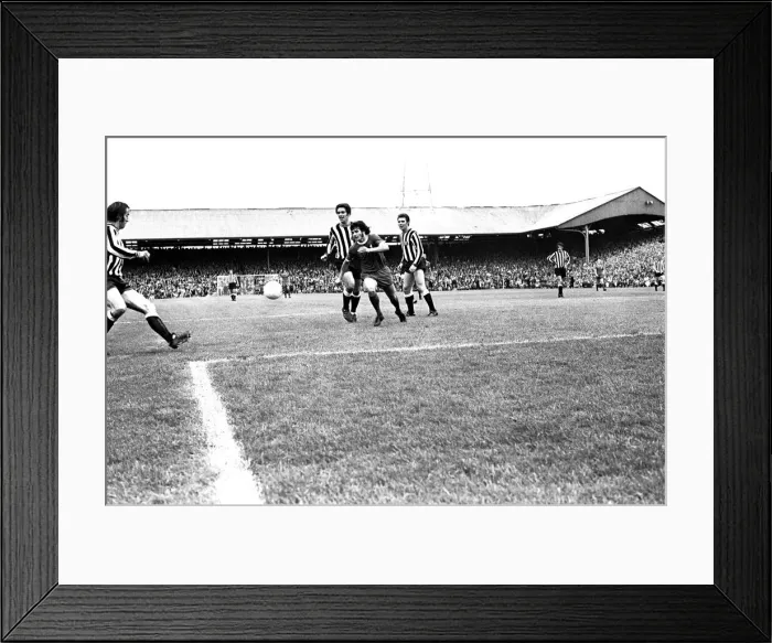 Framed Print : Newcastle United v Liverpool at St Jamess Park, 21 / 08 / 1971 Framed Print : Newcastle United v Liverpool at St Jamess Park, 21 / 08 / 1971
