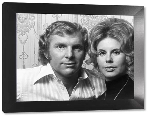 Footballer Bobby Moore England and West Ham seen here posing with his wife Tina