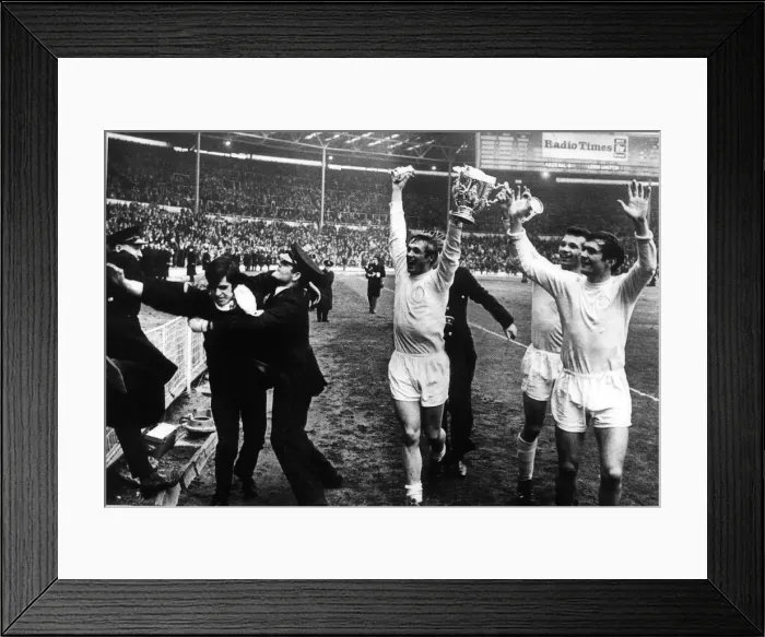 Framed Print : 1968 League Cup Final at Wembley Stadium. Leeds United 1 v Arsenal 0 Framed Print : 1968 League Cup Final at Wembley Stadium. Leeds United 1 v Arsenal 0