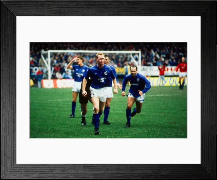 Framed Print : Dunfermline Athletic versus Rangers: John Brown leaves pitch after red card Rangers Framed Print : Dunfermline Athletic versus Rangers: John Brown leaves pitch after red card Rangers