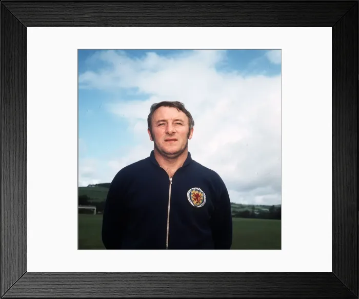 Framed Print : Tommy Docherty manager Scotland 1972 Framed Print : Tommy Docherty manager Scotland 1972