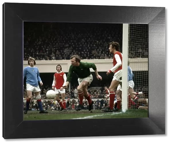 English League Division One match at Highbury Arsenal 2 v Manchester City 0