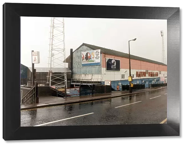 Exterior view of Blackpool Football Club. 8th October 1989