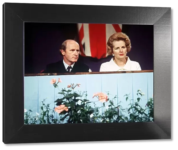 Anthony Barber MP and Margaret Thatcher MP at 1970 Conservative Party Conference