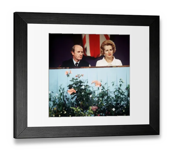 Framed Print : Anthony Barber MP and Margaret Thatcher MP at 1970 Conservative Party Conference