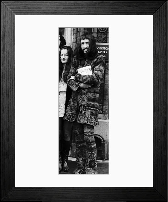 Framed Print : Arthur Brown of The Crazy World of Arthur Brown knitted suit hippy hippies Framed Print : Arthur Brown of The Crazy World of Arthur Brown knitted suit hippy hippies