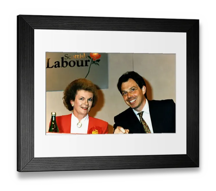 Framed Print : Helen Liddell MP Member of Parliament Caldervale High School Airdrie Monklands East by Framed Print : Helen Liddell MP Member of Parliament Caldervale High School Airdrie Monklands East by