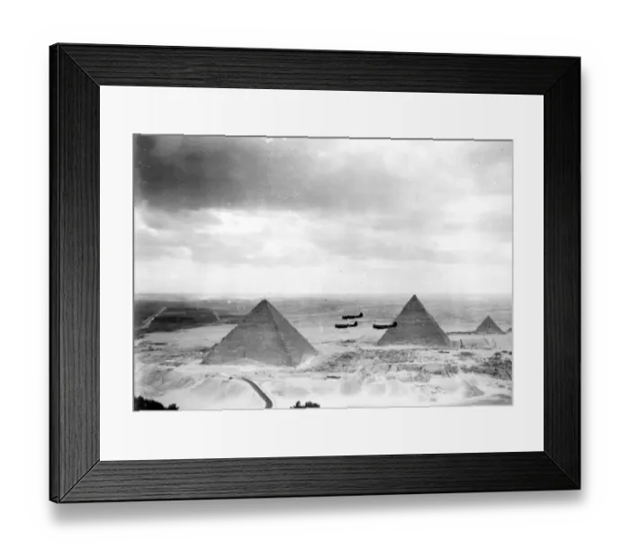Framed Print : War Egypt WW2 pilots from Mid East Command training in Egypt Framed Print : War Egypt WW2 pilots from Mid East Command training in Egypt