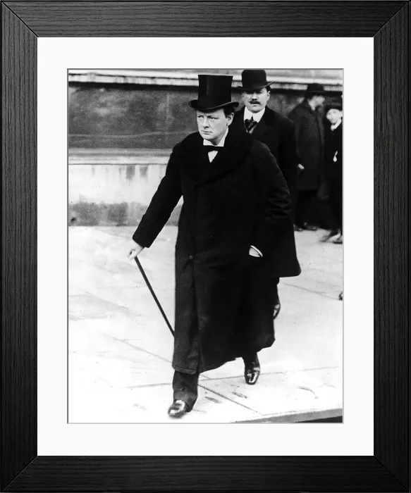 Framed Print : Winston Churchill MP Home Secretary January 1908 Framed Print : Winston Churchill MP Home Secretary January 1908