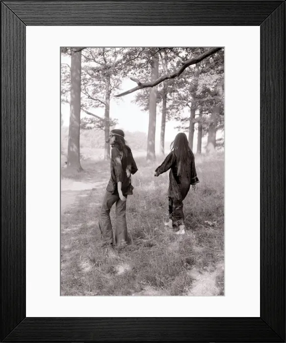 Framed Print : Hippy Festival Windsor Great Park August 1972 Groups of hippies from all over Framed Print : Hippy Festival Windsor Great Park August 1972 Groups of hippies from all over