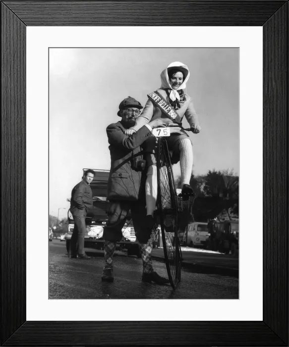 Framed Print : Transport Penny Farthing Bicycle The national association of Veteran Cycle clubs