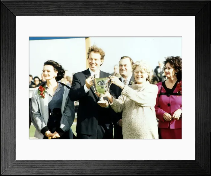 Framed Print : Tony Blair Labour Leader with wife Cherie and John Prescott during the prize giving Framed Print : Tony Blair Labour Leader with wife Cherie and John Prescott during the prize giving