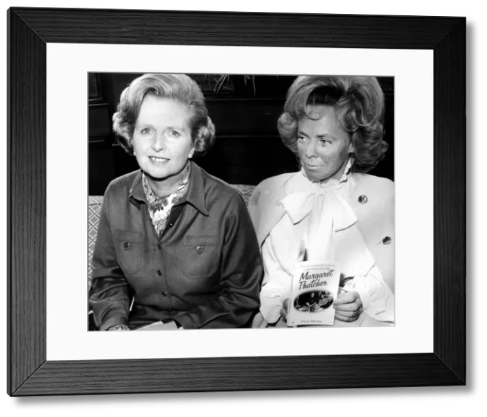 Framed Print : Maggie Thatcher PM November 1978 with Author Tricia Murray Framed Print : Maggie Thatcher PM November 1978 with Author Tricia Murray