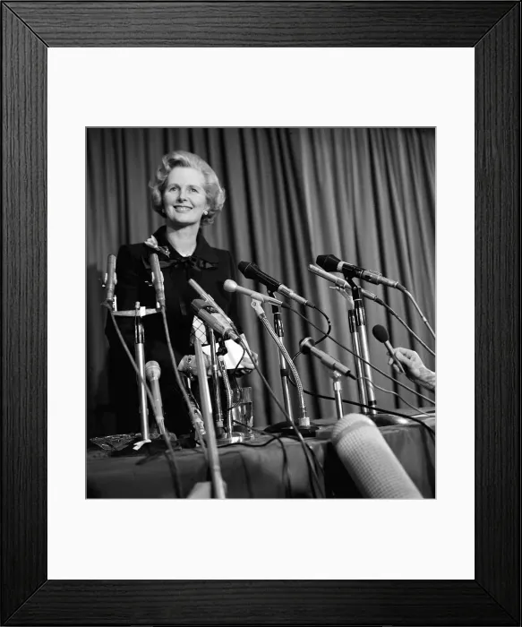 Framed Print : Margaret Thatcher Feb 1975 wins Conservative Leadership Election Framed Print : Margaret Thatcher Feb 1975 wins Conservative Leadership Election