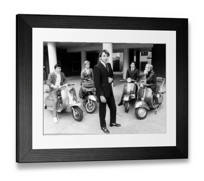 Framed Print : Mods Youth Eddie Pillar from Loughton Essex May 1982 Framed Print : Mods Youth Eddie Pillar from Loughton Essex May 1982