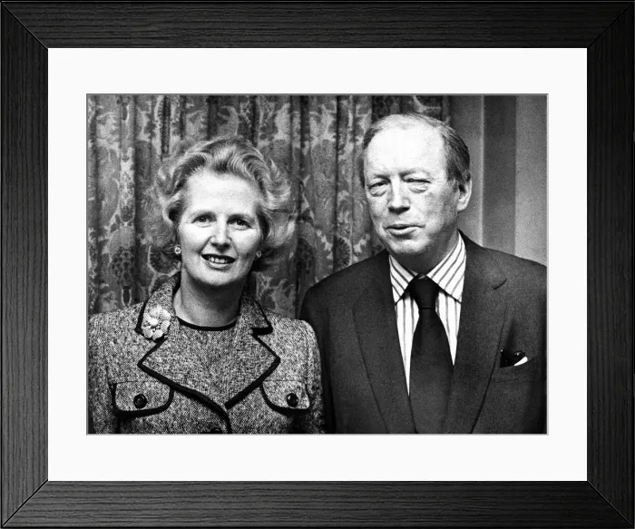 Framed Print : Conservative Party leader Margaret Thatcher March 1979 with Airey Neave Tory spokesman Framed Print : Conservative Party leader Margaret Thatcher March 1979 with Airey Neave Tory spokesman