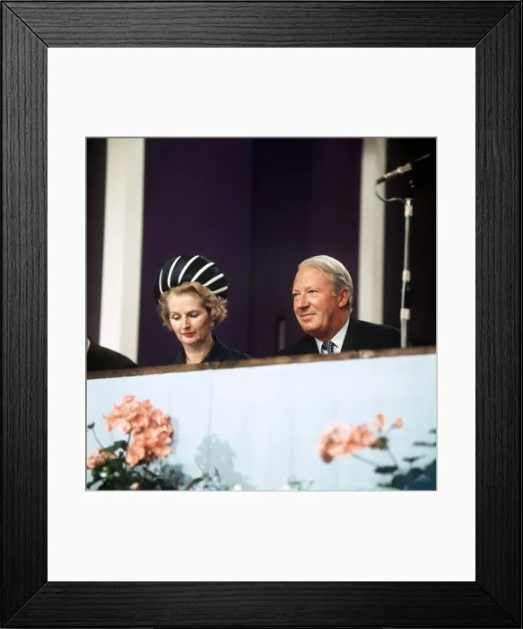 Framed Print : Conservative Prime Minister Edward Heath October 1970