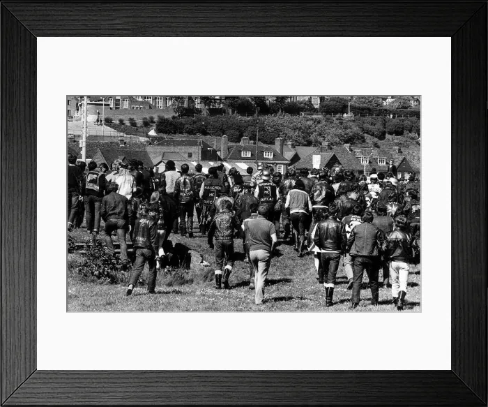 Framed Print : Rockers youth culture Framed Print : Rockers youth culture