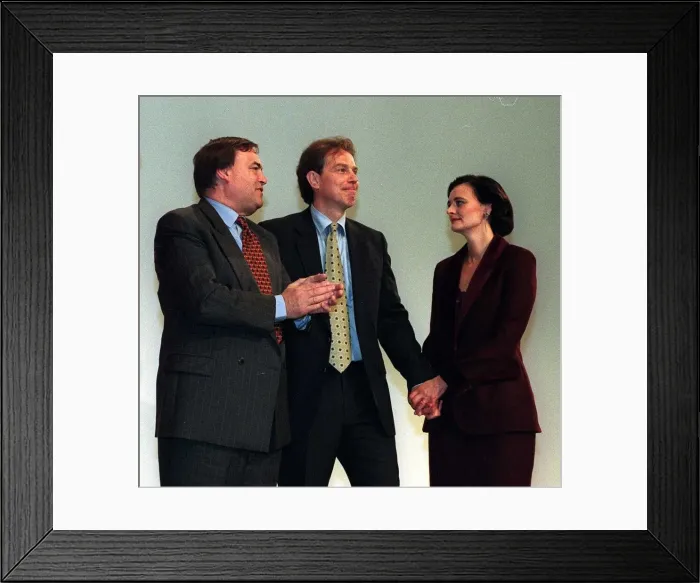 Framed Print : Tony Blair Labour Leader MP after giving his speech recieves a standing ovation with Framed Print : Tony Blair Labour Leader MP after giving his speech recieves a standing ovation with