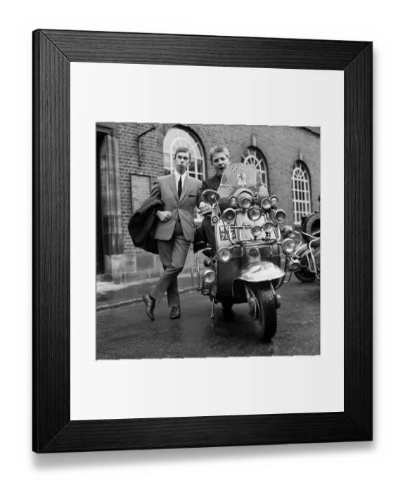 Framed Print : Youth Culture Mod Mods Swinging Sixties Collection May 1964 Mods wearing suits Framed Print : Youth Culture Mod Mods Swinging Sixties Collection May 1964 Mods wearing suits