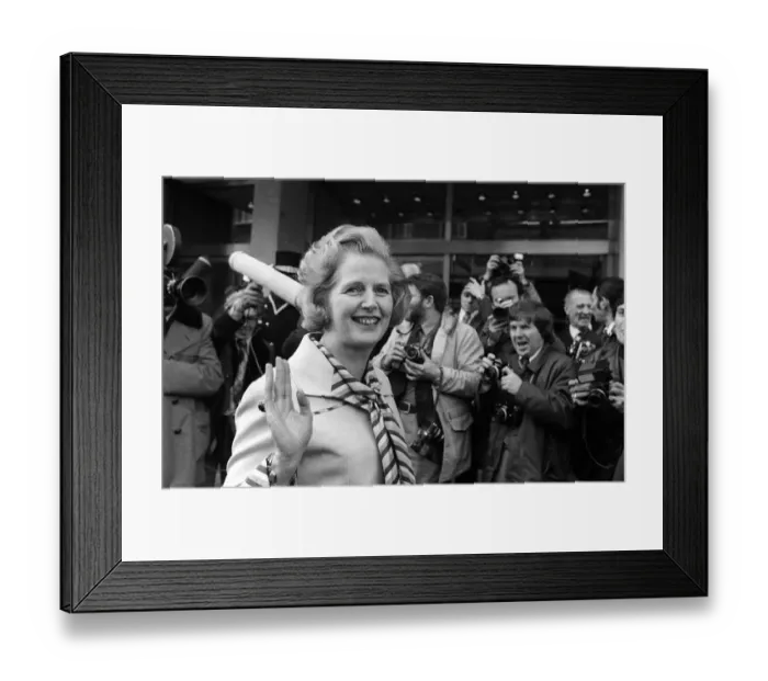 Framed Print : Margaret Thatcher acclaimed as Conservative leader Feb 1975