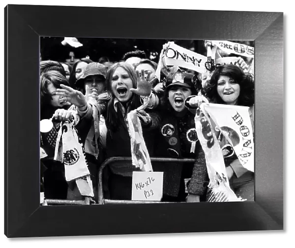 Fans of the Pop Group at The Osmonds Pop Concert May 1975