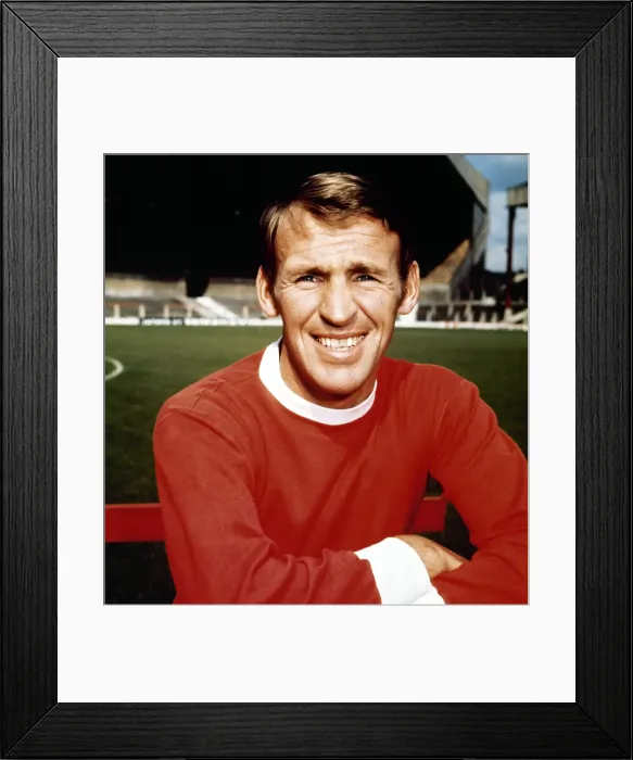 Framed Print : Manchester United footballer Pat Crerand at Old Trafford July 1968 Framed Print : Manchester United footballer Pat Crerand at Old Trafford July 1968
