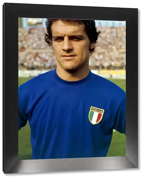 Fabio Capello June 1973 Italy Italian football player lines up for the Italy team