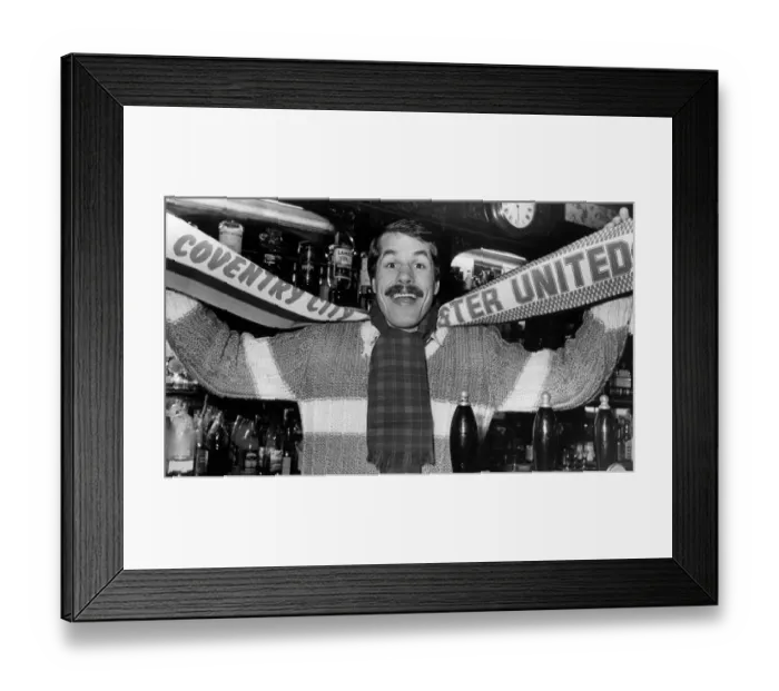 Framed Print : Former Coventry City footballer Jim Holton, landlord of the Rising Sun in spon Street Framed Print : Former Coventry City footballer Jim Holton, landlord of the Rising Sun in spon Street