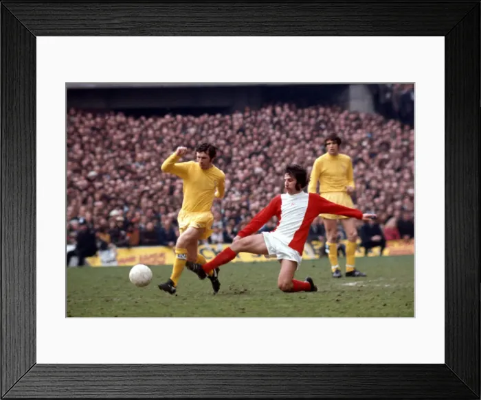 Framed Print : FA Cup Semi Final match at Hillsborough Leeds United 3 v Birmingham City 0 Framed Print : FA Cup Semi Final match at Hillsborough Leeds United 3 v Birmingham City 0