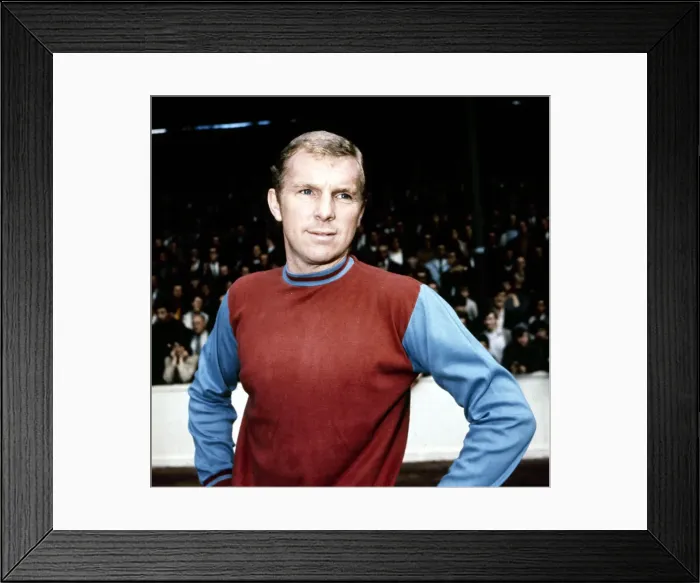 Framed Print : West Ham United footballer Bobby Moore, July 1968, Editorial Use Only