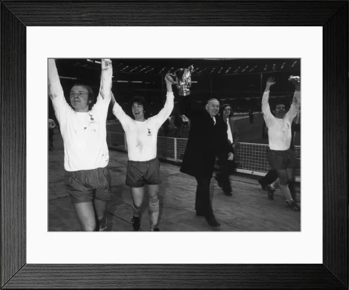 Framed Print : 1971 League Cup Final at Wembley Stadium. Tottenham Hotspur 2 v Aston Villa 0 Framed Print : 1971 League Cup Final at Wembley Stadium. Tottenham Hotspur 2 v Aston Villa 0