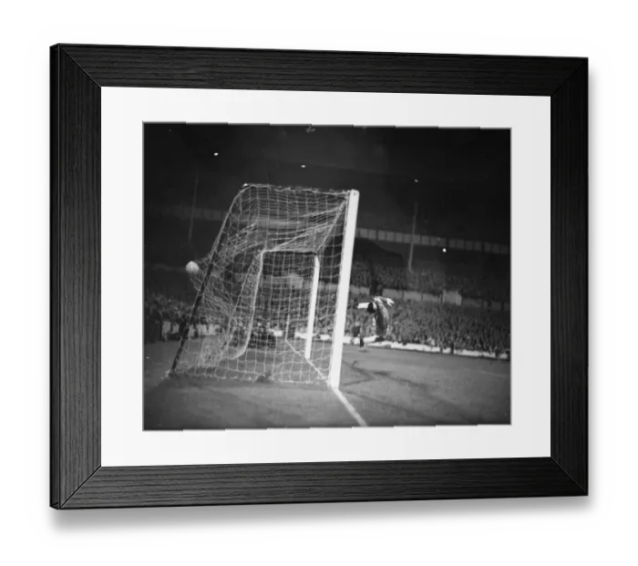 Framed Print : A goal scored in the Tottenham Hotspur v Gornik Zabrze European Cup tie played at White