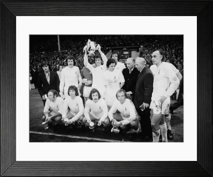 Framed Print : 1973 League Cup Final at Wembley Stadium. Tottenham Hotspur 1 v Norwich City 0