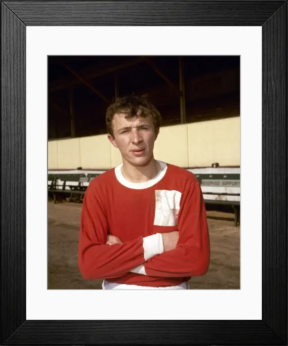 Framed Print : Swindon Town footballer Mike Summerbee March 1964