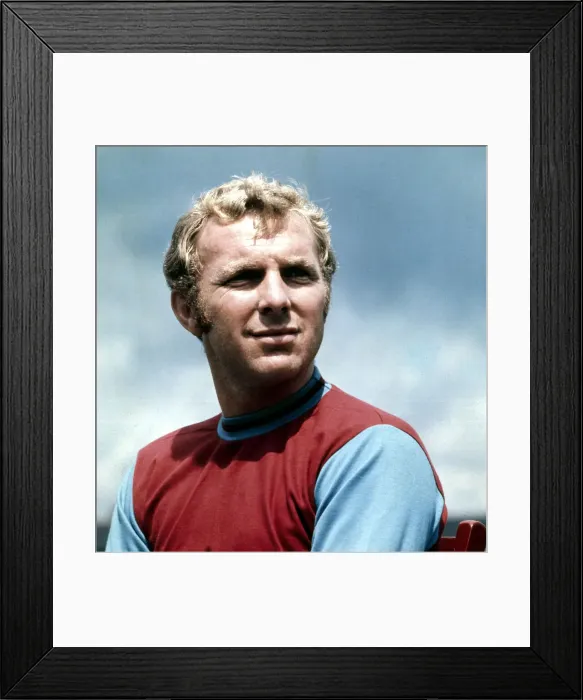 Framed Print : West Ham United footballer Bobby Moore July 1968
