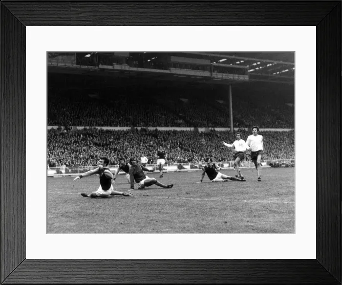 Framed Print : 1971 League Cup Final at Wembley Stadium. Tottenham Hotspur 2 v Aston Villa 0 Framed Print : 1971 League Cup Final at Wembley Stadium. Tottenham Hotspur 2 v Aston Villa 0