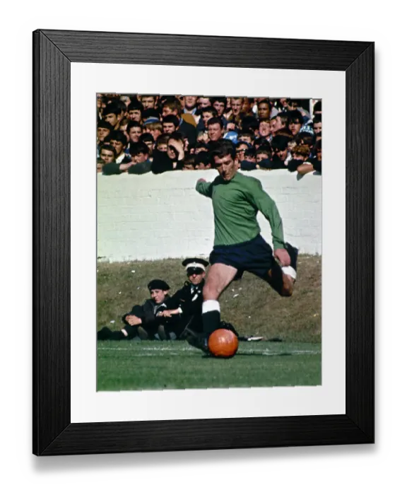 Framed Print : Tottenham Hotspur goalkeeper Pat Jennings in action for Spurs during a league match Framed Print : Tottenham Hotspur goalkeeper Pat Jennings in action for Spurs during a league match