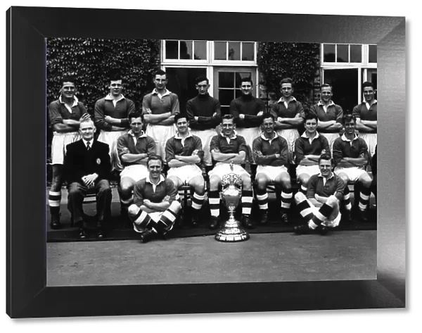 Chelsea FC team 1956 Season Left to Right Standing: - S. Willemse, Peter Sillett, S