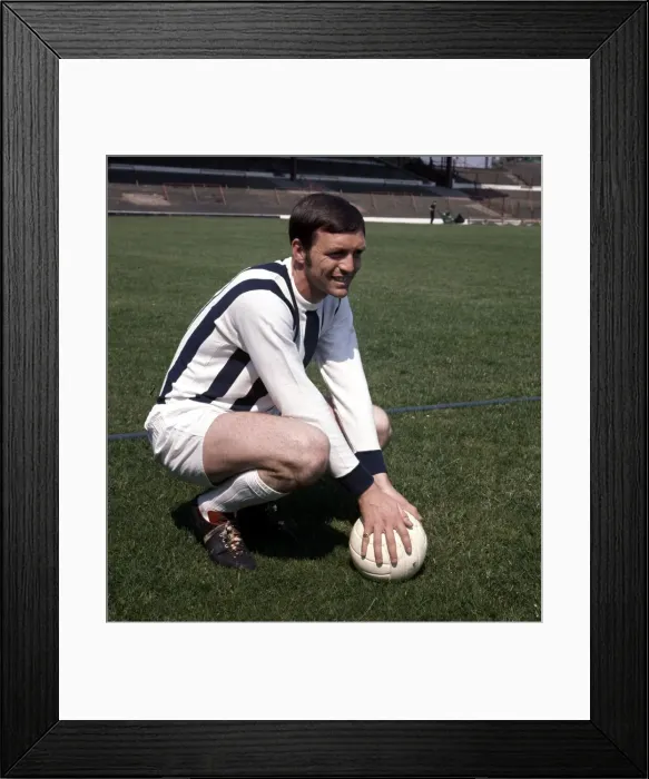 Framed Print : Jeff Astle West Bromwich Albion and England. January 1975 Framed Print : Jeff Astle West Bromwich Albion and England. January 1975