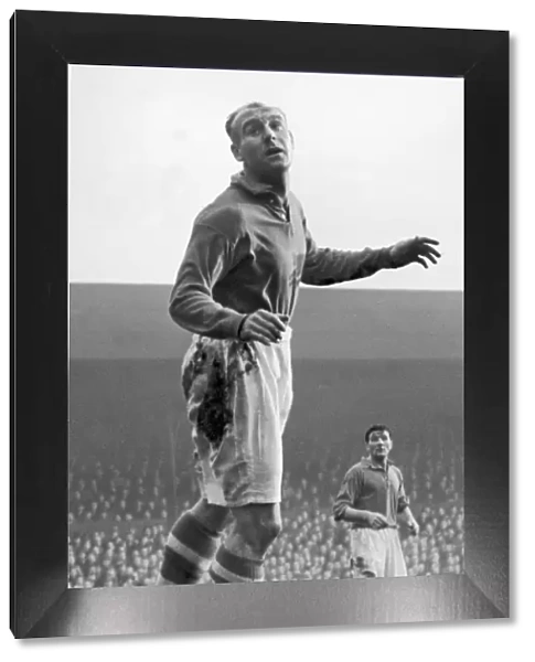 Liverpool footballer Ray Lambert in action during a league match