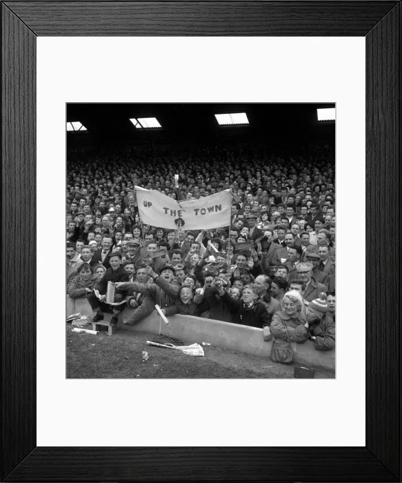 Framed Print : English Division 1 (old). Ipswich Town 2-0 Aston Villa 28th April 1962 Framed Print : English Division 1 (old). Ipswich Town 2-0 Aston Villa 28th April 1962