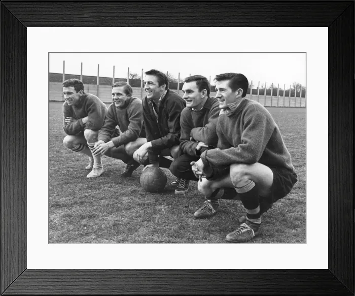 Framed Print : Hull City Forwards, Left to Right: Henderson, Wagstaff, Chilton, Houghton and Butler Framed Print : Hull City Forwards, Left to Right: Henderson, Wagstaff, Chilton, Houghton and Butler
