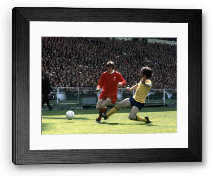 Framed Print : FA Cup Final at Wembley Stadium Arsenal 2 v Liverpool 1 Brian Hall of Framed Print : FA Cup Final at Wembley Stadium Arsenal 2 v Liverpool 1 Brian Hall of