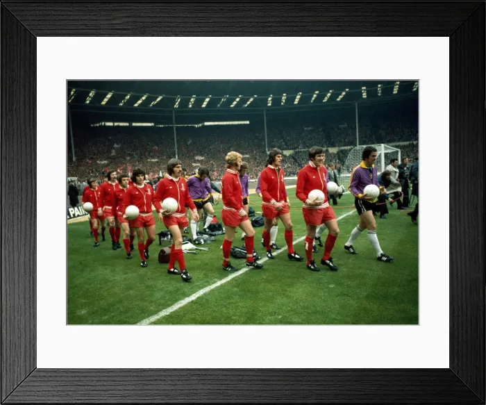Framed Print : FA Cup Final at Wembley Stadium Liverpool 3 v Newcastle United 0 Liverpool