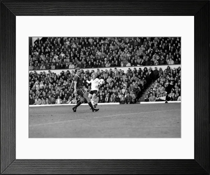 Framed Print : English League Division One match at Anfield. Liverpool 0 v Manchester United 0